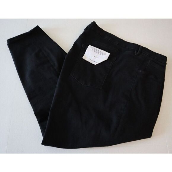 Good American Women's Plus Sz 8 (5X) Black Skinny Power Stretch Pull-On Jeans - Picture 7 of 7